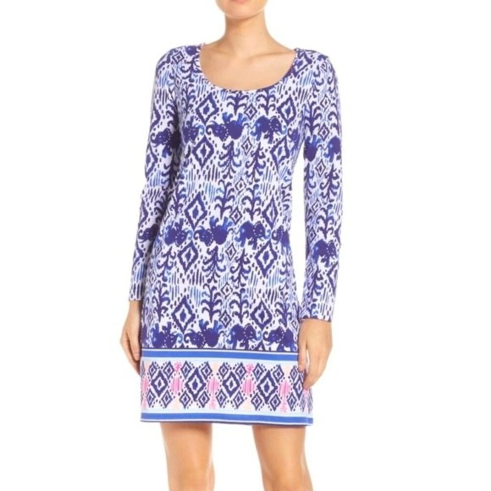 Lilly Pulitzer Ocean Ridge  Dress in Bright Navy XS